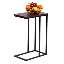 eSituro Tavolino da Salotto Moderno Tavolino Divano da caffè in MDF Tavolino Basso Legno Scuro 45x25x63cm SCD0015