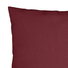 vidaXL Cuscini Decorativi 4 pz Rosso Vino 50x50 cm in Tessuto