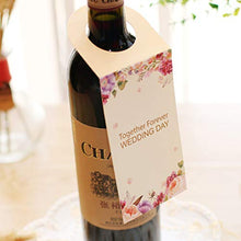 DOITOOL Etichette per Bottiglia da 30 Pezzi Romanzi Decorativi Decorativi Durevoli Pratiche Creative Appesi Cartellini Etichette per Bottiglia per Banchetti di Nozze
