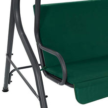 vidaXL - Dondolo da Giardino in Tessuto, 170 x 110 x 153 cm, Colore: Verde