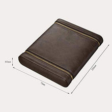 SCDZS Cedar Cigar Idratante Set - Viaggi Portatile Cuoio di Alta qualità Brown Mano Cigar Box