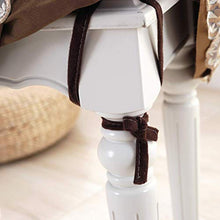 XHNXHN Cuscini per sedie Trapuntati Europei, Antiscivolo in Pizzo con Volant Sgabello Cuscino per Sedile Divano Cuscini per sedie da Pranzo Multi-Formato Piano Fodera per Sgabello con Lacci Champag