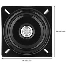 Nicoone tavolo da pranzo giradischi,Sedile girevole Base Mount Plate,Sedile girevole Base con rivetto di rinforzo,per la cucina domestica,Sala da pranzo,Hotel
