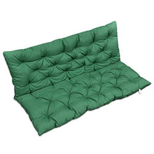 vidaXL Cuscino Verde per Dondolo 120 cm Accessori da Esterno per Giardino