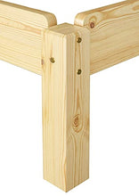 Erst-Holz Moderno futon Corto IMPILABILE 90x190 in Pino in 3 Varianti V-60.48-09-190, Accessori:Doghe in Assi di Legno rigide incl.