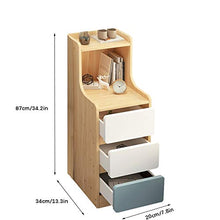 FEANG Camere da Comodino Ultra Stretto Semplice Camera da Letto Moderna Mini Piccolo scaffale Semplice Comodino Piccolo Armadio Armadio Armadio