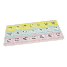 Bonarty 7 Giorni 21Grids Tablet Pill Box Holder Medicine Storage Organizer Capsule Case