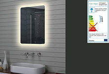 Lux-aqua - Specchio da bagno a LED, 70 x 50 cm, M1575, 70 x 50 x 3 cm