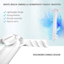 Flyinghedwig Picchetto Porta ombrellone da Sabbia, in plastica, Anche per canne da Pesca, resiste al Vento Forte