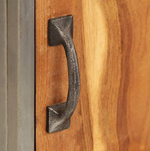 Comodino Bianco con Cassetto,Cassettiera con 1 Cassetti da Letto in legno di teak Cassettiera Camera da Letto Comodino con Cassetto e Scompartimento Aperto 40 x 30 x 50 cm