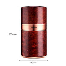 JKCKHA Cigar Box, Alluminio Cigar Box for Il Sigaro Humidor for sigari e Accessori for Fumatori, Cigar Benne in Grado di memorizzare 7 Sigari - Rose Gold, Anti-Pressione