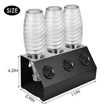 LQKYWNA Scolapiatti per Bottiglie di Soda Portabottiglie in Alluminio con Supporto per Stendino in Silicone Rimovibile per Riporre Il Lavello da Cucina