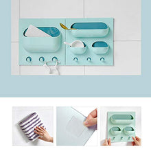 Dravem - Mensola da parete per cucina e bagno, colore puro, 1 foro