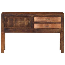 FAMIROSA Credenza 118x30x75 cm, in Legno Massello di Mango