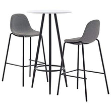 SKM Set da Bar 3 pz in Tessuto Grigio Talpa B