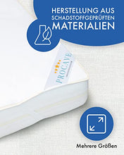 PROCAVE | coprimaterasso Impermeabile in Diverse Misure | Coprimaterasso Impermeabile Molton | Made in Germany | federe per Cuscini | 80x160 cm