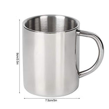 Tazza da caffè, tazza da caffè a doppia parete riutilizzabile infrangibile in acciaio inossidabile, per viaggi di casa