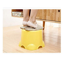 Omenluck - Sgabello in plastica per bambini, misura piccola, antiscivolo, perfetto per bagno interno ed esterno