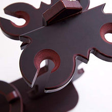 Sebasty Upside Down Red Wine Bottle Rack Calice Vino portabottiglie in Vetro Stile Violino Elegante Decorazione Rack