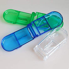 BanGSUN - Contenitore pieghevole per pillole in metallo, per medicine, 5 pezzi