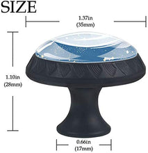 Galassia Pomelli per Porta Set di 4 Pomelli per Mobili Manopole per Cassetti Cucina Armadio Vetro