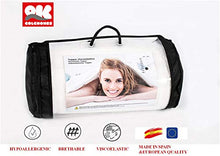 Materasso Topper viscoelastico antiacaro traspirante ed estraibile (150 x 190 cm)