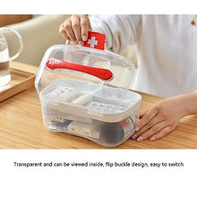 QQDL Kit di Pronto Soccorso Medico Scatola Medica Portatile Facile da Aprire,chiudere e trasportare Durevole e Facile da Pulire Facile da trasportare Sigillo Fermo