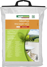 Windhager – Telone per Balcone Sylt, 0,9 x 5 m, Uni, Bianco