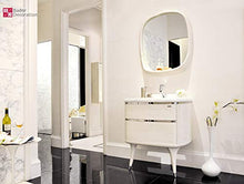 Lavabo di design Luxus in marmo, mobiletto da bagno a specchio