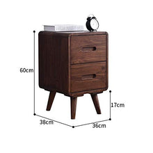 FGVBC Comodino in Legno da Comodino ， Comodino a 2 cassetti/Mobile Contenitore Laterale ， per Camera da Letto/Soggiorno/tavolino da Camera