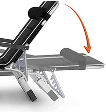 Sedia a sdraio reclinabile Relax, Pieghevole e regolabile, Sistema di sospensione con lacci