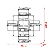 LHQ-HQ A Parete Wine Rack Hanging Rack Decoration Wine Red Wall Shelf Vino
