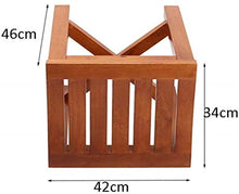 Bath Chair igienici Sgabello Impermeabile Antiscivolo Sgabello Scarpe Cambio Stool, Sgabello di Legno Solido Sicurezza
