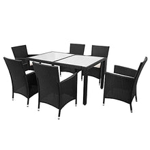 WYLZLIY-Home Set Mobili da Giardino Set Mobili da Esterno Comfortable Mobili da Giardino in Rattan Set di Mobili da Giardino con 6 Poltrone per I Backyards Giardini Balconi