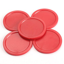 SaySure - 5Pcs Red 2-inch Mini Air Hockey Table Pucks 50mm Puck Children