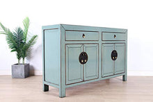Yajutang - Comò con 4 ante e 2 cassetti, colore: Grigio
