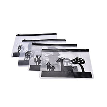 Steellwingsf - Astuccio portamatite Portatile, salvaspazio, in plastica Trasparente Scoiattolo