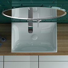 bad1a - Lavabo da Bagno in Ceramica, Bianco