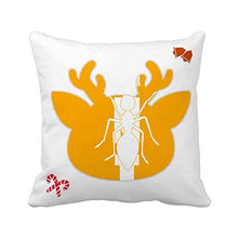 OFFbb-USA Insect Barm Pears Animals Formiche cuscino quadrato