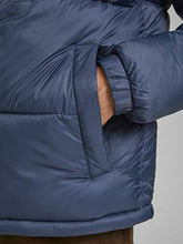 JACK&JONES JJDrew Piumino con Cappuccio Blu 12173867 M
