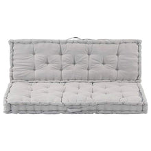 vidaXL Cuscino per Pallet e Pavimento in Cotone 120x80x10 cm bordò