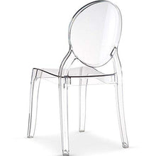 Fashion Commerce FC695 - Sedia in policarbonato trasparente impilabile victoria ghost, Set di 6
