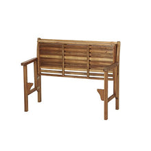 Siena Garden Panchina Pieghevole, lovera, Marrone, 59.5 x 120 x 90 cm, 508761