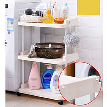 Rack Trolley Armadio Stoccaggio Stretto Atterraggio Multi-Strato può spostare la Cucina, la Scatola di immagazzinaggio del Bagno (Size : 46×31×83.5cm)
