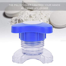 Frantoio per pillole, piccolo frantoio per pillole in plastica resistente, adatto per la medicina d'ufficio Il miglior regalo per gli amici all'aperto