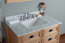 RUBEZA - Vanità da bagno in legno da 900 mm, colore: Bianco