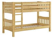 Erst-Holz Letto a Castello 90x200 in Pino divisibile con doghe rigide e nicchia 70cm 60.15-09Ni70