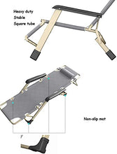 CDFCB -Mirror Zero Gravity reclinabile con Cuscino con Scollo Pieghevole reclinabile Regolabile Sedia Esterna Adatta per terrazze Piscine ECC. Camping e sedie da Spiaggia 300kg