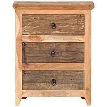 vidaXL Credenza 60x33x75 cm in Legno Massello di Acacia e di Recupero