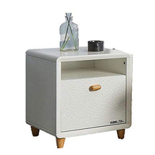 HYY-YY comodino dipinto comodino comodino semplice legno armadio con cassetti camera da letto mobili mobili armadi per la casa camera da letto comodini (colore : bianco, Dimensioni: 43.8X42.4X49.8CM)